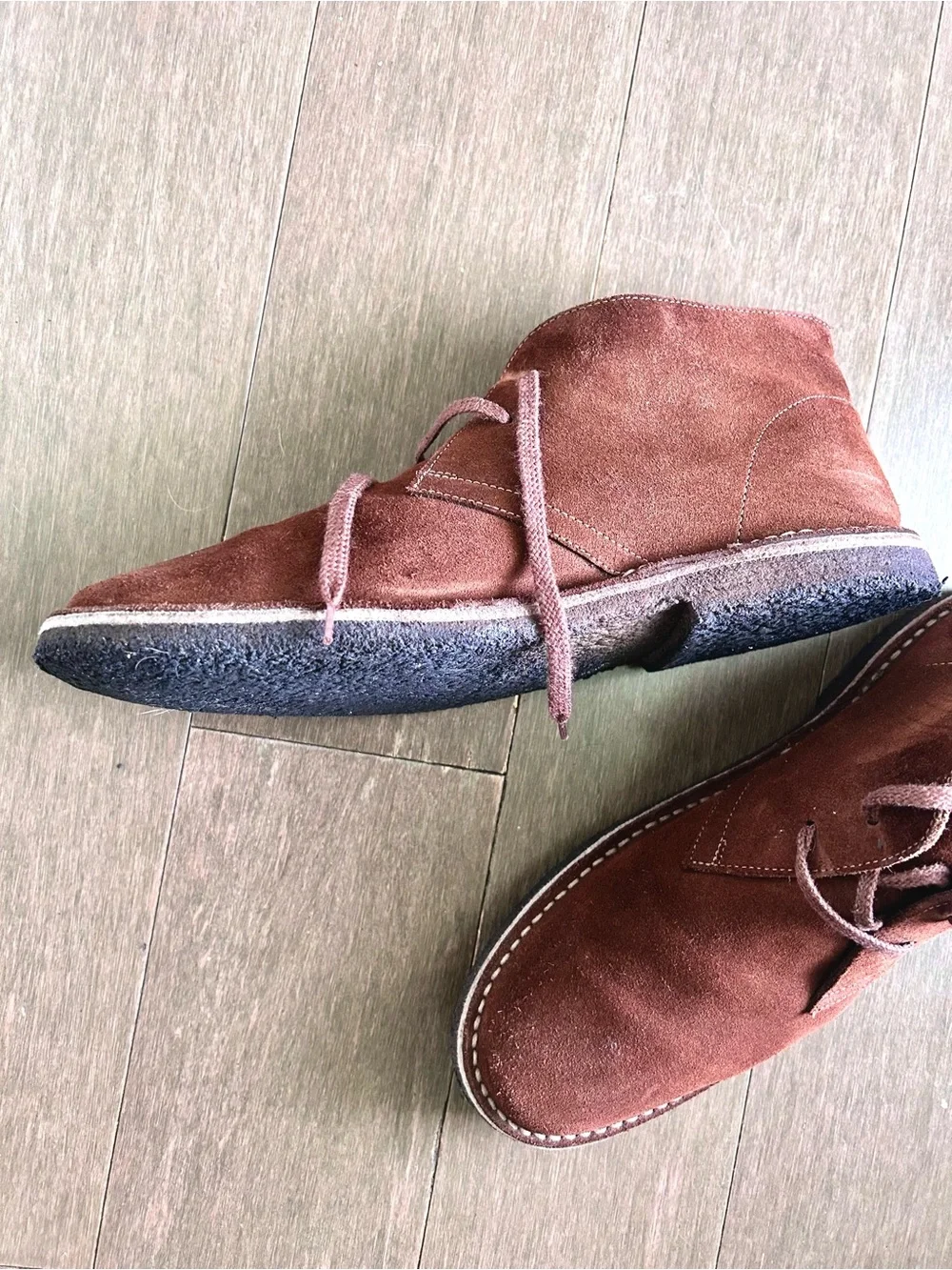 J.Crew MacAlister Suede Chukka Boots — Men’s Size 11
